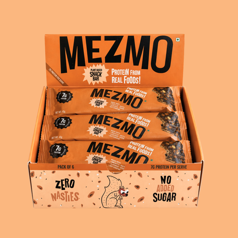 Mezmo Protein Rich Energy Bar Box of 6 x 35gm each