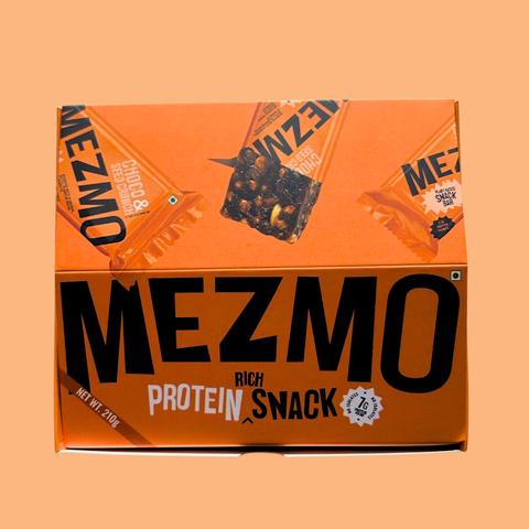 Mezmo Protein Rich Energy Bar Box of 6 x 35gm each